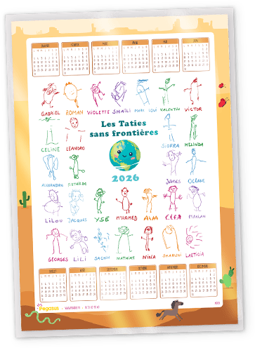 Calendrier personnalisé pour la vente de l'école