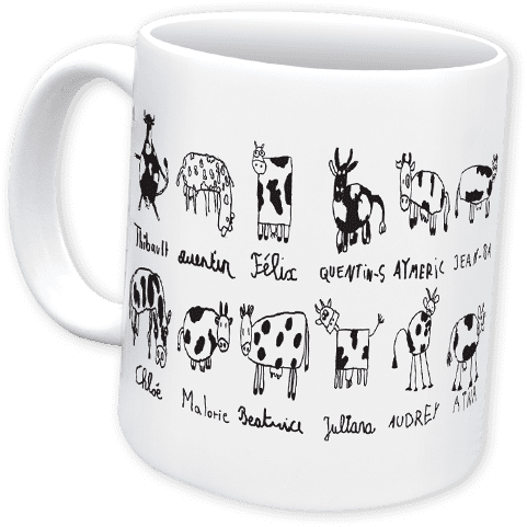 Mug pour l'association de parents d'élèves