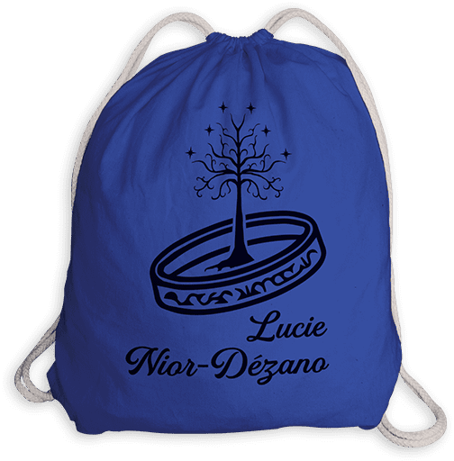 Sac à dos coton couleur personnalisé pour la vente de l'école