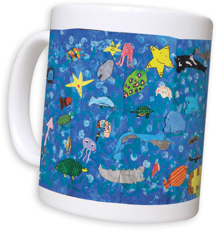 Mug / tasse personnalisée pour la vente de l'école