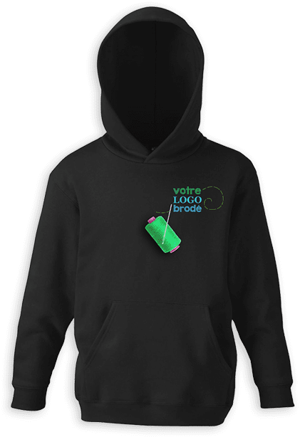  Sweat shirt personnalisé pour la vente de l'école avec broderie