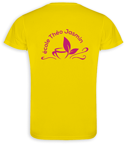 T-shirt sportif pour l'association de parents d'élèves