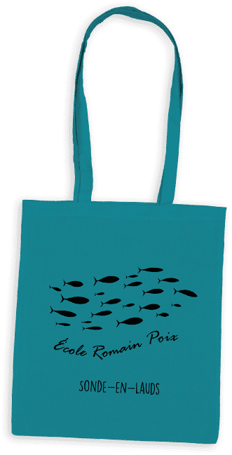 Sac tote bag couleur personnalisé pour la vente de l'école