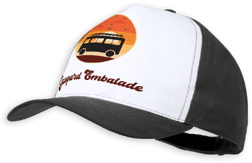 Casquette bicolorre pour l'association de parents d'élèves