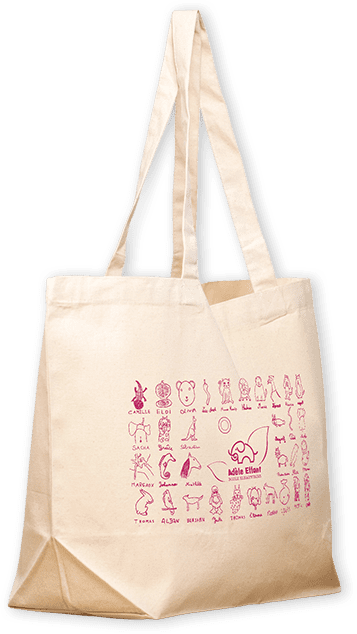 Sac tote bag géant personnalisé pour la vente de l'école